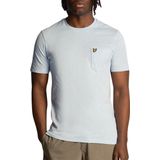 Lyle And Scott - Pocket T-shirt - Lichtblauw - Heren