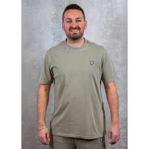 Lyle & Scott - T-shirt - Beige - Katoen