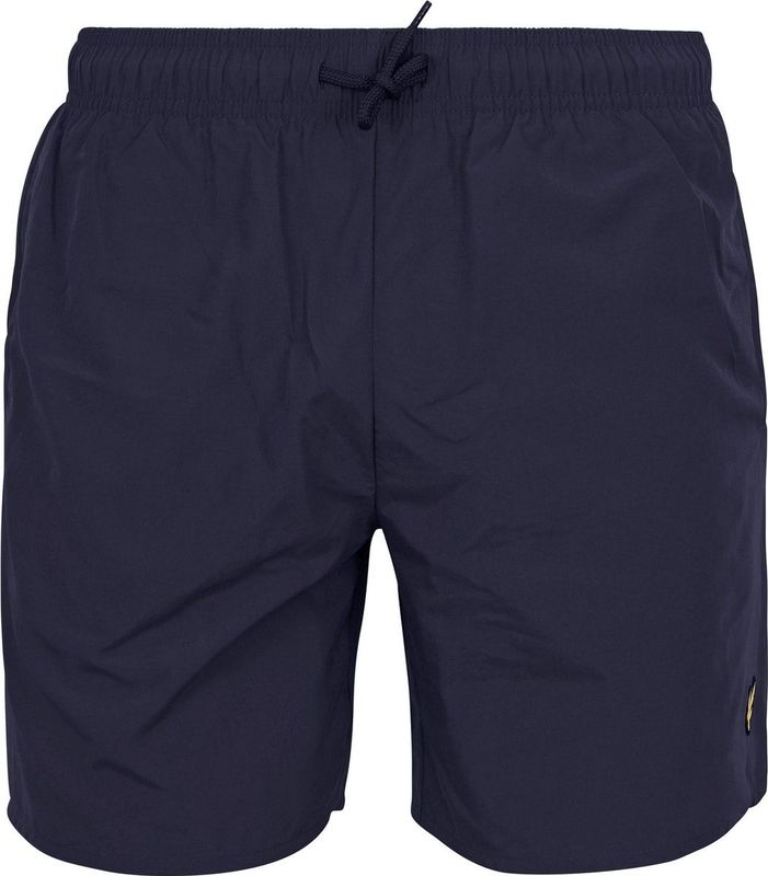 Lyle & Scott - Plain Swimshorts - Badkleding - Blauw - 100% Nylon, Snel Droog, Elastische Tailleband