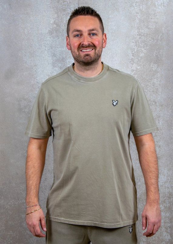 Lyle & Scott - T-shirt - Beige - Katoen