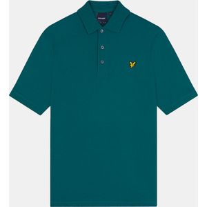 Lyle & Scott - Plain Polo Shirt - Court Green - Poloshirt