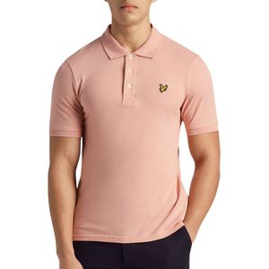 Lyle and Scott Polo Plain Roze - Heren