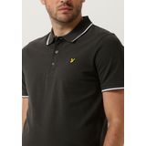 Lyle Scott Tipped Polo Shirt Polo's T-shirts Heren - Polo shirt - Donkergrijs