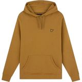 Lyle and Scott Crew Neck Fly Fleece Casual Sweater Heren Bruin