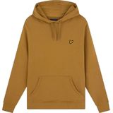 Lyle and Scott Crew Neck Fly Fleece Casual Sweater Heren Bruin