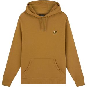 Lyle and Scott Crew Neck Fly Fleece Casual Sweater Heren Bruin