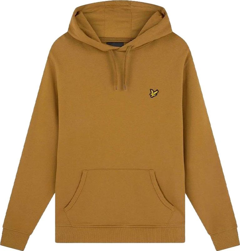 Lyle and Scott Crew Neck Fly Fleece Casual Sweater Heren Bruin