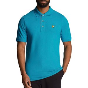 Lyle & Scott - Poloshirt - Blauw - Katoen - Logo Op De Borst