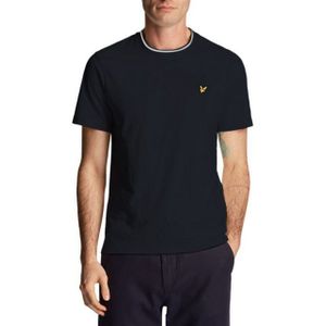 Lyle Scott Tipped t-shirt - dark navy chalk