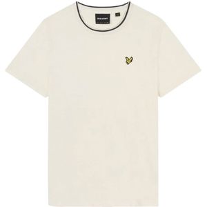 Lyle & Scott - Chalk T-shirt - Wit - 100% Katoen - Korte Mouw