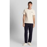 Lyle & Scott - Chalk T-shirt - Wit - 100% Katoen - Korte Mouw