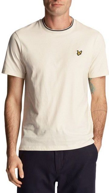 Lyle & Scott - Chalk T-shirt - Wit - 100% Katoen - Korte Mouw