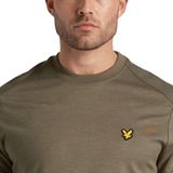 Lyle & Scott - Crew Neck Fly Fleece - Sweater - Groen - 80% Katoen en 20% Polyester