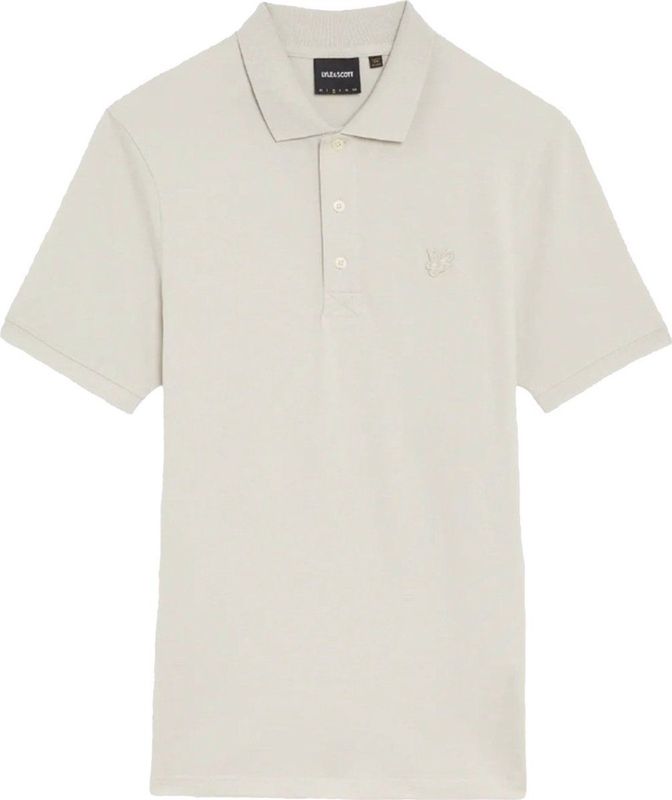Lyle Scott Tonal eagle polo shirt - cove