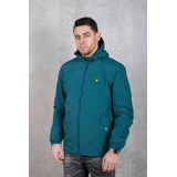 Lyle and Scott - Zip Through Hooded Jacket - Groen - Katoen