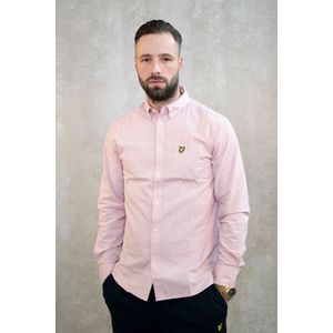 Lyle & Scott - Cotton Linen Button Down Shirt - Light Pink