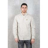 Lyle & Scott - Casual Overhemd - Beige - Katoen/Linnen - Lange Mouwen