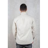Lyle & Scott - Casual Overhemd - Beige - Katoen/Linnen - Lange Mouwen