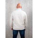 Lyle&Scott - Half-Zip Sweater - Effen Beige - Katoen