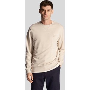 Lyle & Scott - Trui Beige Lyle&scott Tonal Eagle Crew Neck Sweaters Beige Ml424ton