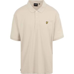 Lyle and Scott Plussize Polo Ecru - Maat 3XL - Heren