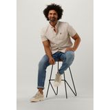 Lyle & Scott - Katoenen Slub T-shirt - Off White - 100% Katoen - Korte Mouwen