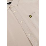 Lyle & Scott - Katoenen Slub T-shirt - Off White - 100% Katoen - Korte Mouwen