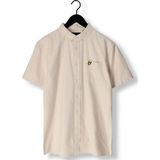 Lyle & Scott - Katoenen Slub T-shirt - Off White - 100% Katoen - Korte Mouwen