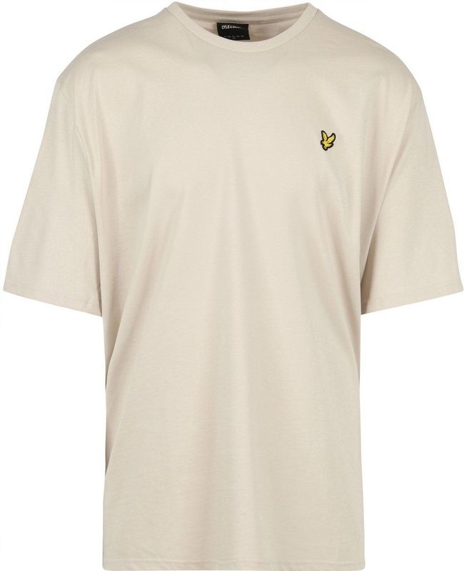 Lyle & Scott - T-shirt - Zand - Katoen
