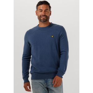 Lyle & Scott - Cotton Merino Crew Neck - Trui - Deep Water