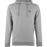 Lyle & Scott O-hals hoodie fly patch logo grijs