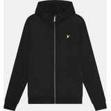 Lyle & Scott - Hoodie - Zwart - Hybride met Rits