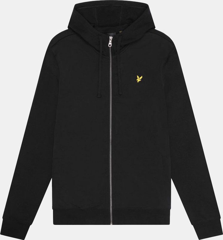 Lyle & Scott - Hoodie - Zwart - Hybride met Rits