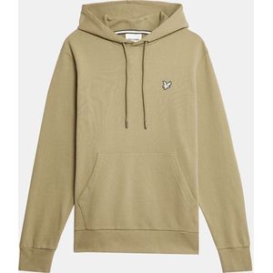 Lyle&Scott Hoodie - Khaki - 100% Katoen