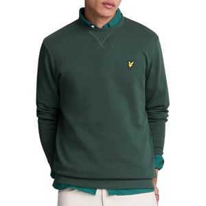 Lyle & Scott - Trui - Olijfgroen - 100% Katoen - Regular-Fit