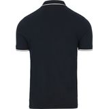 Lyle & Scott - Poloshirt - Marineblauw - Katoen - Logo-ontwerp op de borst