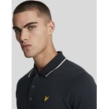 Lyle & Scott - Poloshirt - Marineblauw - Katoen - Logo-ontwerp op de borst
