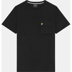 Lyle & Scott - Crewneck T-shirt - Korte Mouwen - Woven Chest Pocket - Regular Fit
