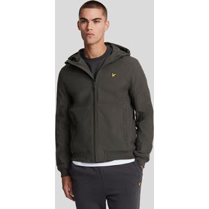 Lyle & Scott Fleece Back Softshell Jacket Jassen Heren - Winterjas - Donkergrijs - Maat M