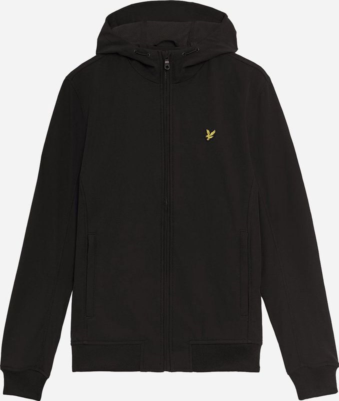 Lyle & Scott - Fleece Back Softshell - Jas - Jet Black