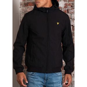 Lyle & Scott - Fleece Back Softshell - Jas - Jet Black