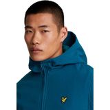 Lyle & Scott - Softshell Fleece Jacket - Blauw - Softshell - Warme Fleece Voering