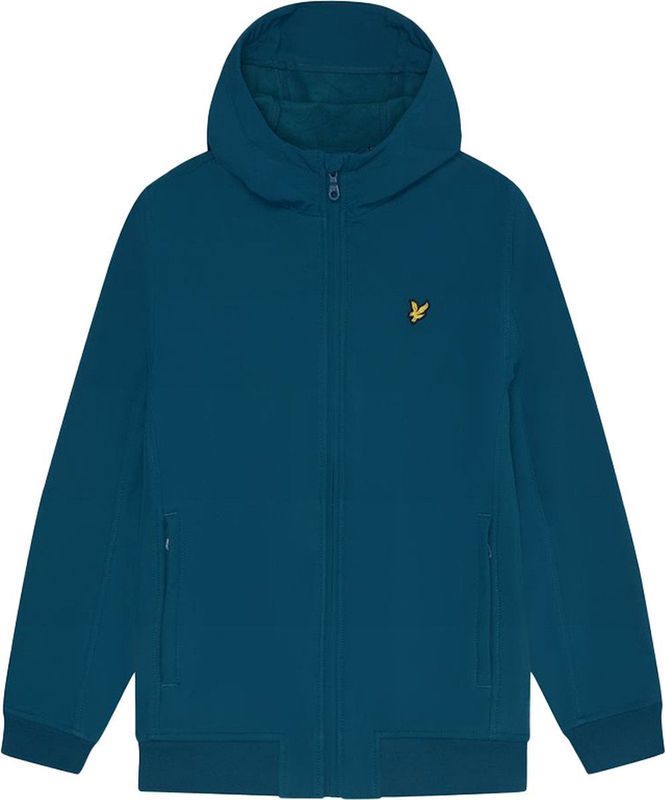 Lyle & Scott - Softshell Fleece Jacket - Blauw - Softshell - Warme Fleece Voering