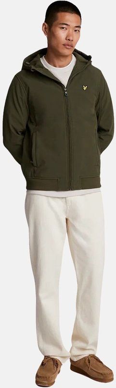 Lyle&Scott Fleece Back Softshell Jack - Comfortabele Fleecevoering