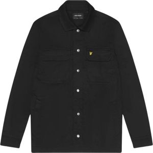 Lyle & Scott - Vest Zwart Lyle&scott Bedford Cord Overshirt Overshirts Zwart Lw2105v
