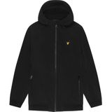 Lyle & Scott Softshell jas met capuchon - Jet zwart