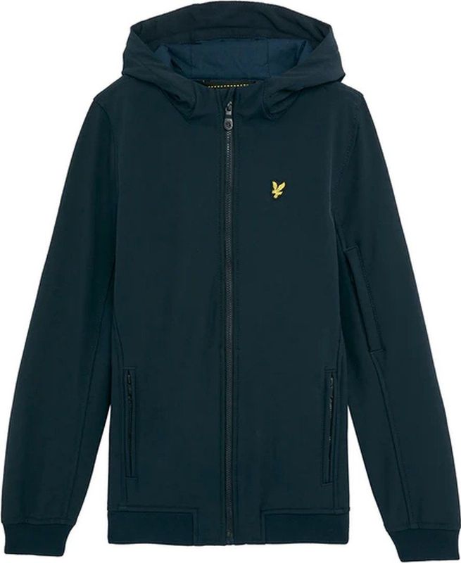Lyle & Scott Softshell jas met capuchon Navy blauw
