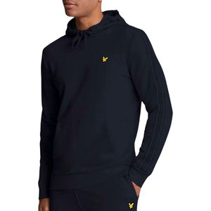 Lyle & Scott - Mid Layers Tape Hoodie - Dark Navy - Capuchon met Trekkoorden - Buidelzak