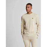 Lyle & Scott O-Hals Sweater Tape Logo - Beige