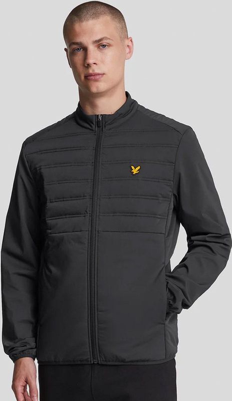 Lyle & Scott - Hybrid Double Baffle - Jas - Zwart